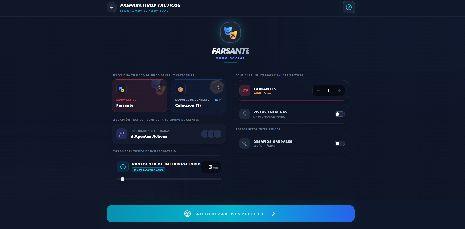 Farsante The Game